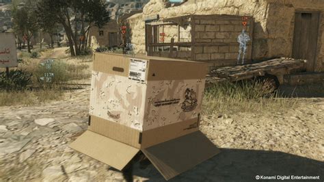 metal gear solid 5 info box|metal gear solid box hiding.